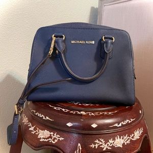Michael Kors Navy Top Handle Bag Carryall